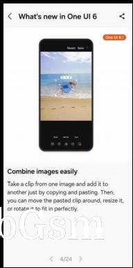 Editing images on One UI 6.1