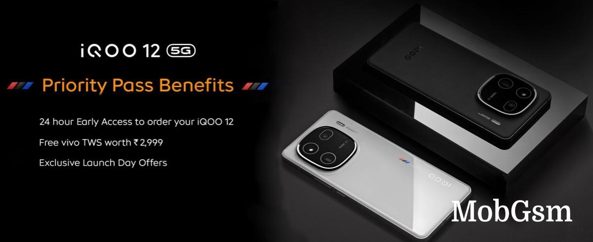 iQOO 12 Priority Pass arrives in India ahead of Dec 12 launch