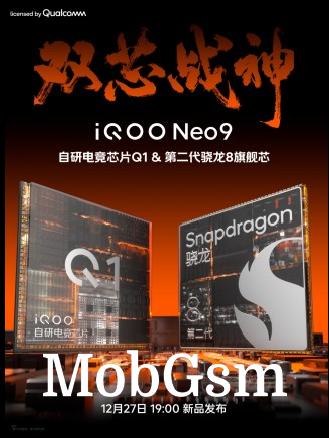 vivo iQOO Neo9 with Snapdragon 8 Gen 2