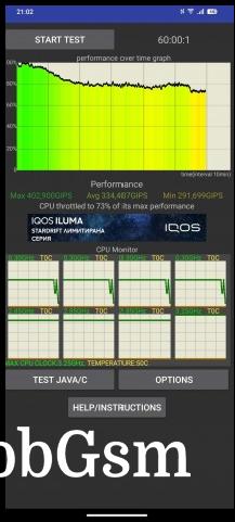 CPU Throttling test