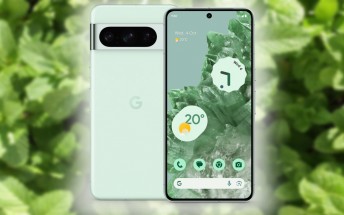 Press image of Pixel 8 Pro in Minty Fresh leaks
