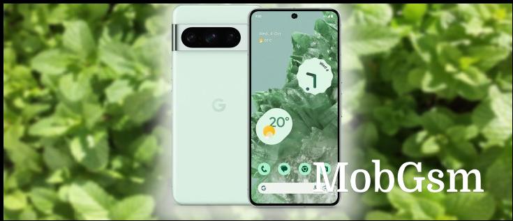 Press image of Pixel 8 Pro in Minty Fresh leaks