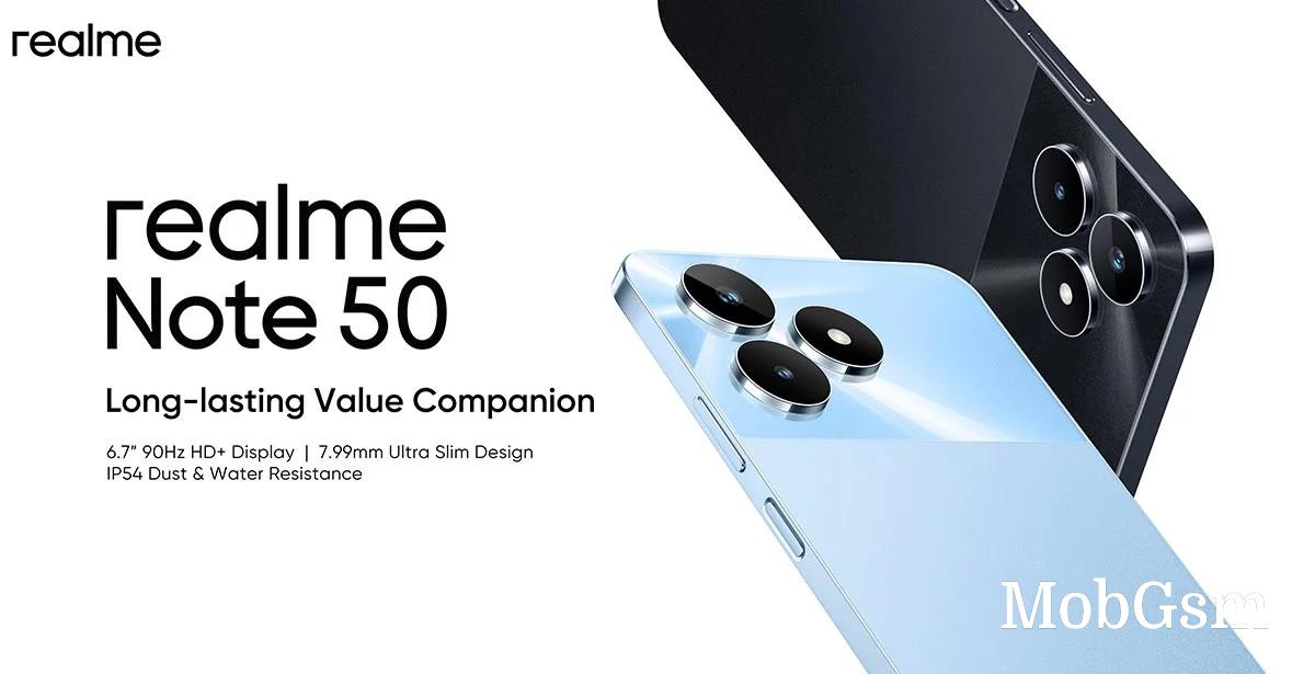 Realme Note 50 set to launch on January 23, detailed specs emerge