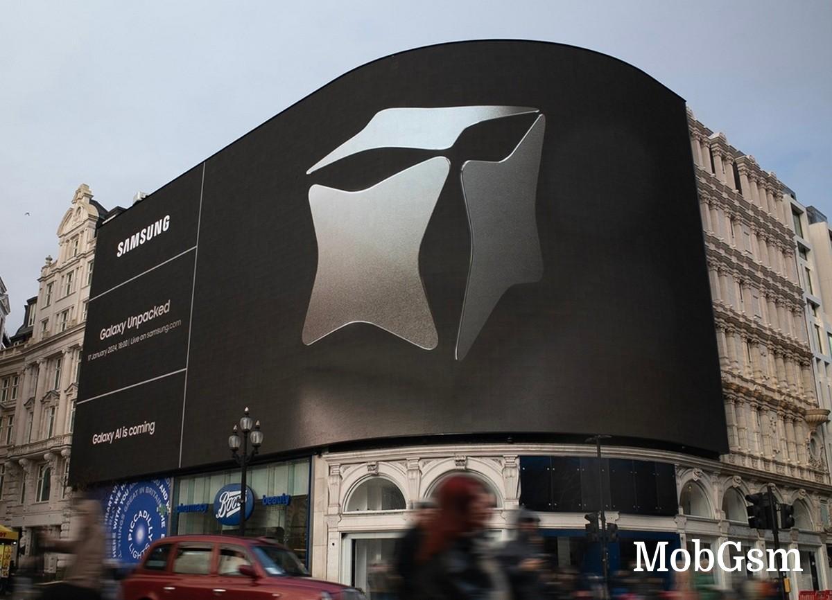 Samsung Galaxy AI teaser in London