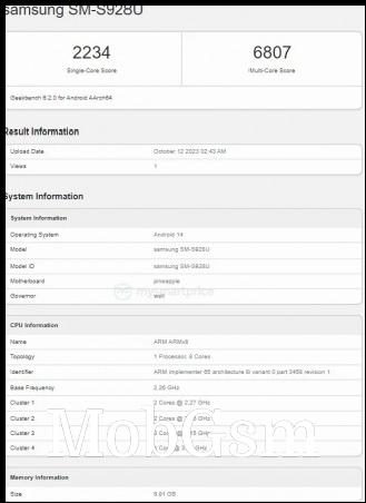 Early results: S24 Ultra with Snapdragon 8 Gen 3