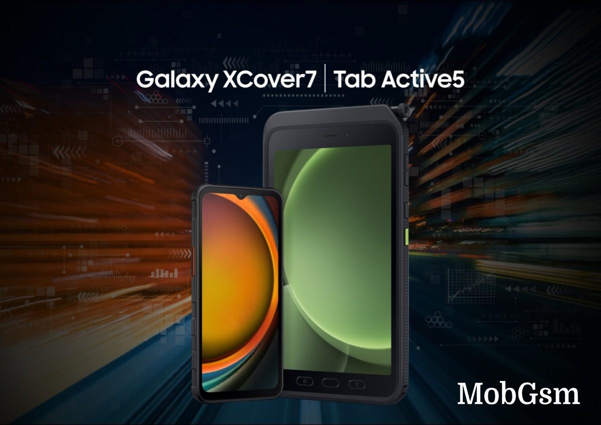 Samsung brings new rugged Galaxy XCover7 smartphone and Tab Active5 tablet