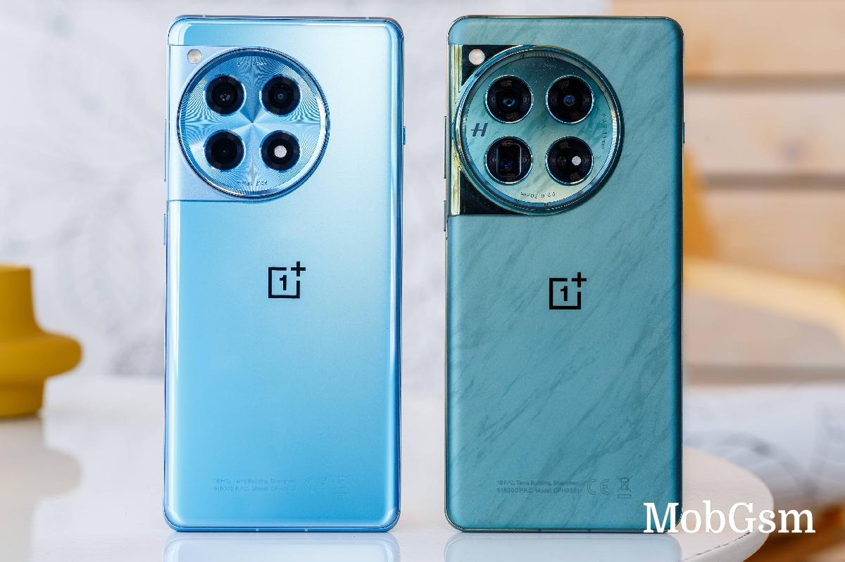 OnePlus 12R (left) and OnePlus 12 (right)