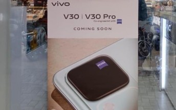 Indian retailers are putting up "coming soon" posters for the vivo V30 and vivo V30 Pro