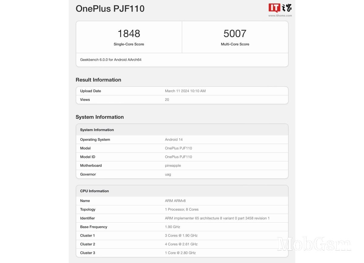 OnePlus Ace 3V benchmarked with the Snapdragon 7+ Gen 3 at the helm