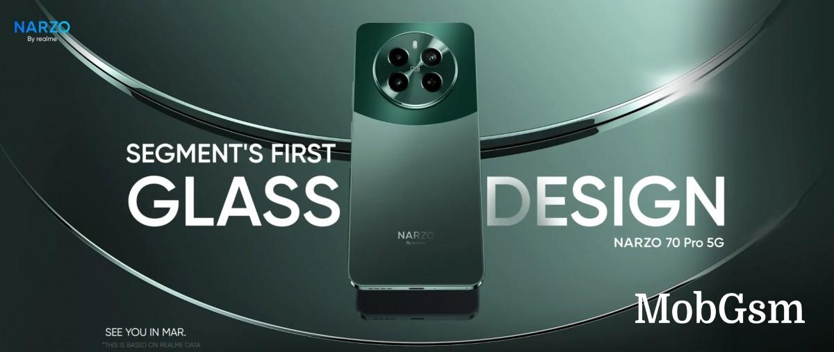 Narzo 70 Pro 5G design confirmed in latest teaser