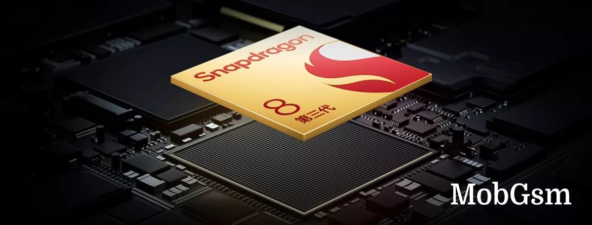 Snapdragon 8 Gen 3 for the X Fold3 Pro and 8 Gen 2 for the X Fold3