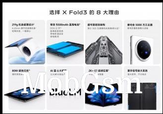 vivo X Fold3 and X Fold3 Pro highlights