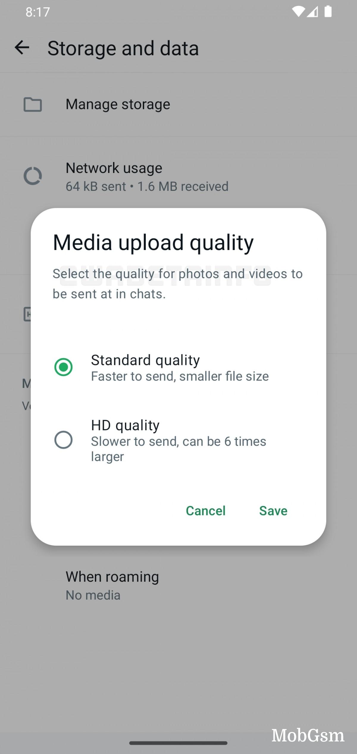 WhatsApp will finally let users send media in HD quality automatically