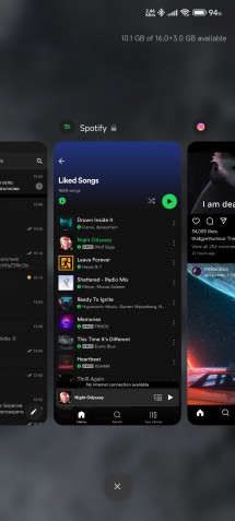 Recent apps