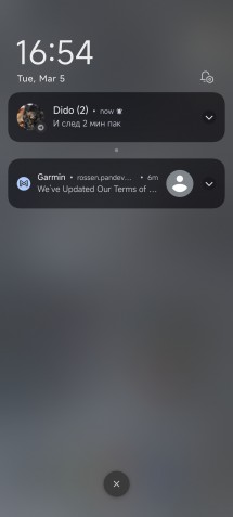 Notification cards