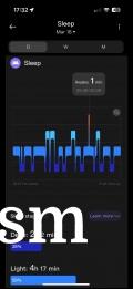 Heart rate, blood oxygen and sleep readings in the Mi Fitness app