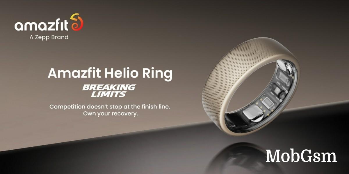 Amazfit Helio Ring pricing and US release date officially announced