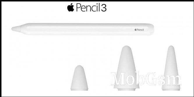 Apple Pencil 3 concept render (@MajinBuOfficial)