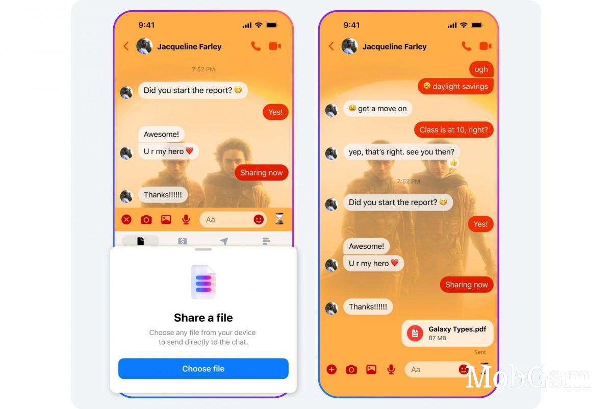 Facebook Messenger gets HD photos, shared albums, support for larger files