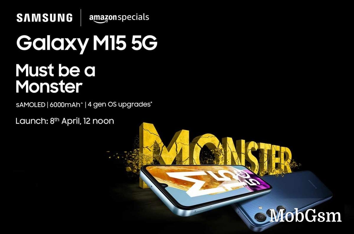 Samsung Galaxy M15 5G and M55 5G are launching in India on April 8