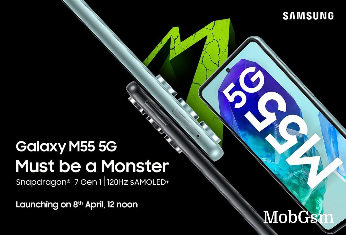 Samsung Galaxy M15 5G and M55 5G are launching in India on April 8