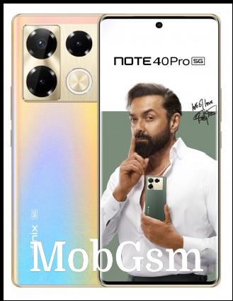 Infinix Note 40 Pro in Titan Gold