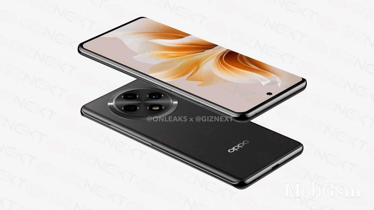 Oppo A3 Pro 5G leaks in CAD-based renders