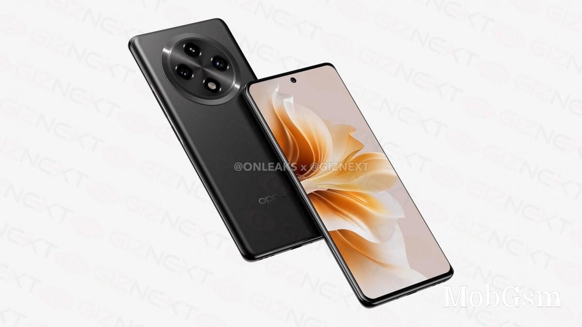 Oppo A3 Pro 5G leaks in CAD-based renders