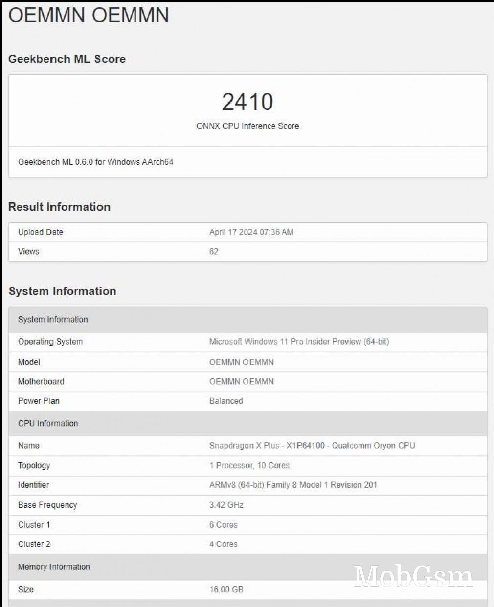 10-core Snapdragon X Elite surfaces, will ship on the Surface Pro 10 OLED