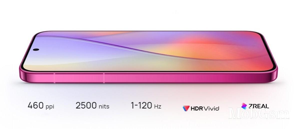 Flat, 120Hz LTPO OLED displays all around