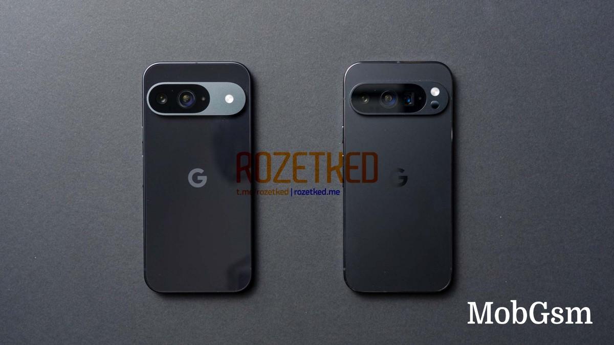 Google Pixel 9, Pixel 9 Pro, and Pixel 9 Pro XL all shown in hands-on images
