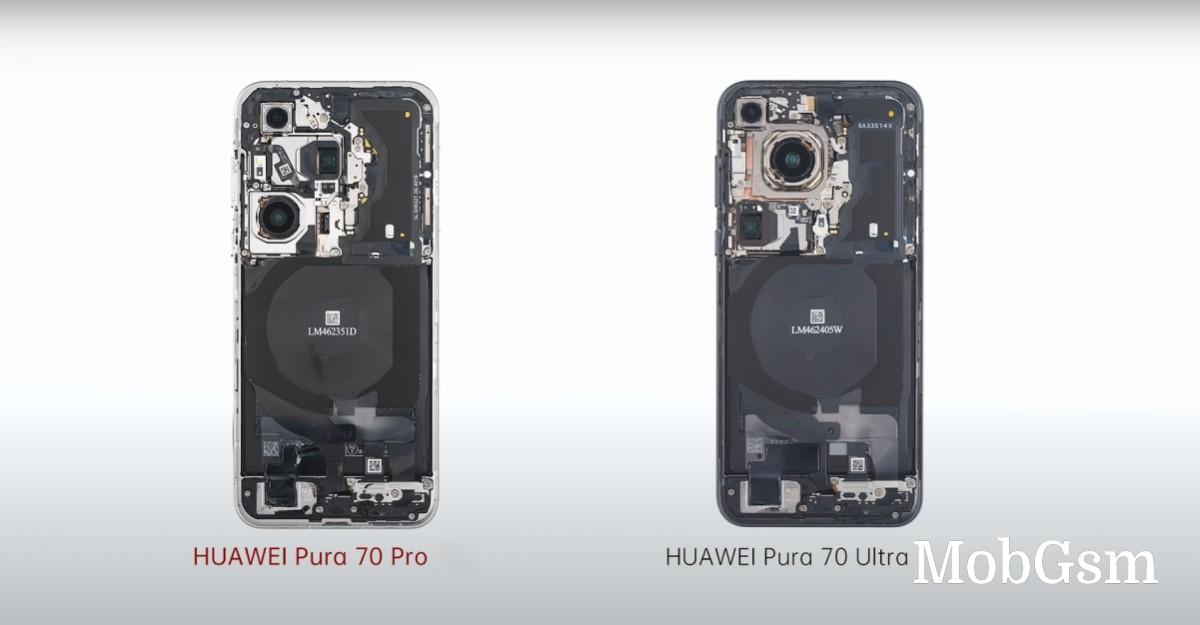 Huawei Pura 70 Pro teardown reveals minor differences to Ultra