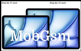 iPad Air and iPad Pro 2024 models