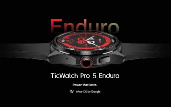 Mobvoi TicWatch Pro 5 Enduro arrives with Snapdragon W5+ Gen 1, AMOLED display, and Wear OS