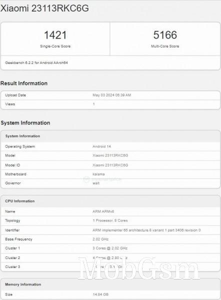 Poco F6 Pro spotted on Geekbench with its key specs