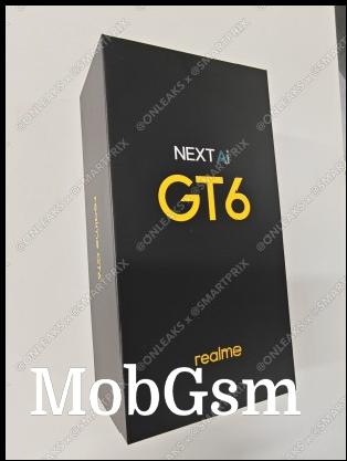 Realme GT6 leaked retail box