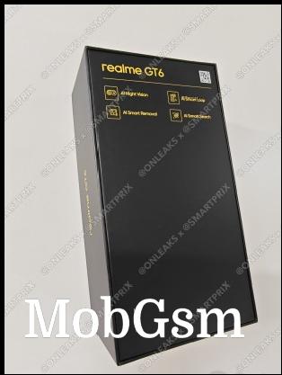 Realme GT6 leaked retail box