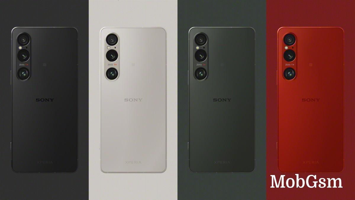 Sony Xperia 1 VI colorways (leaked official image)