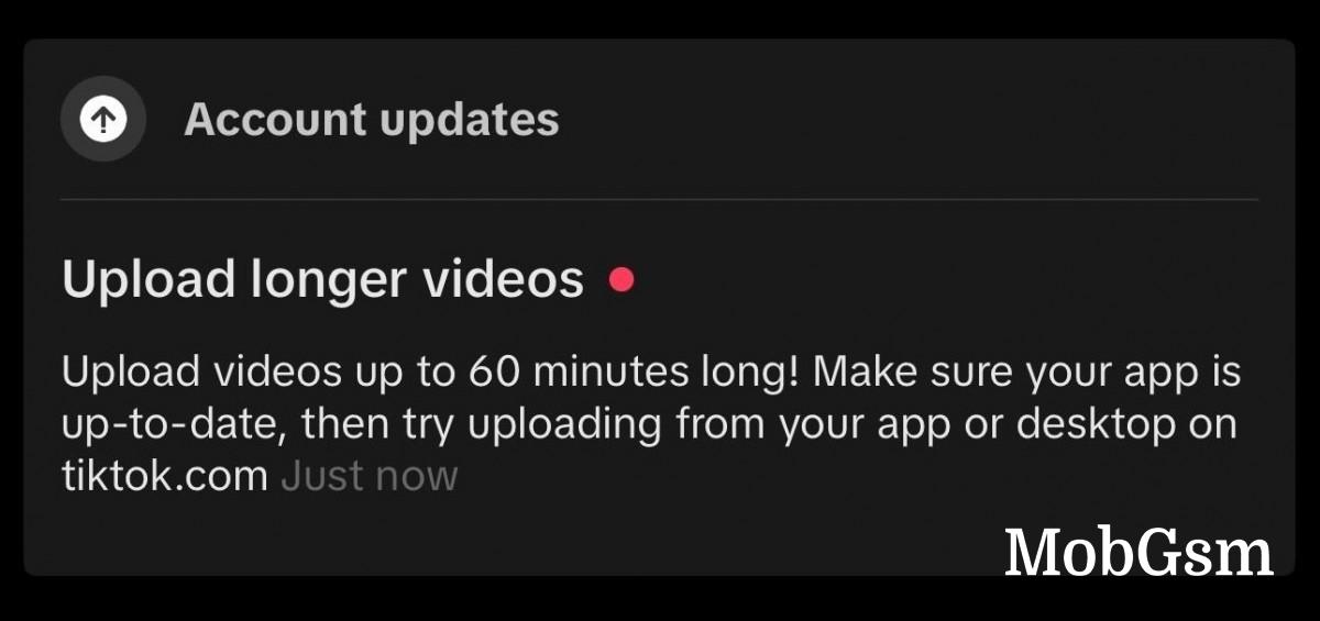 TikTok wants to be YouTube now, tests 60-minute video uploads