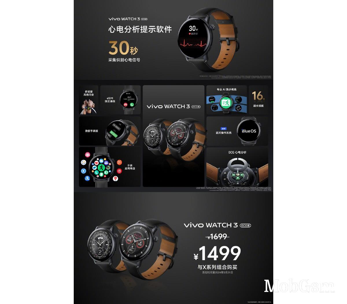 vivo Watch 3 ECG brings ECG to the Watch 3