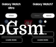 Samsung Galaxy Watch7 and Galaxy Watch Ultra leaked specs