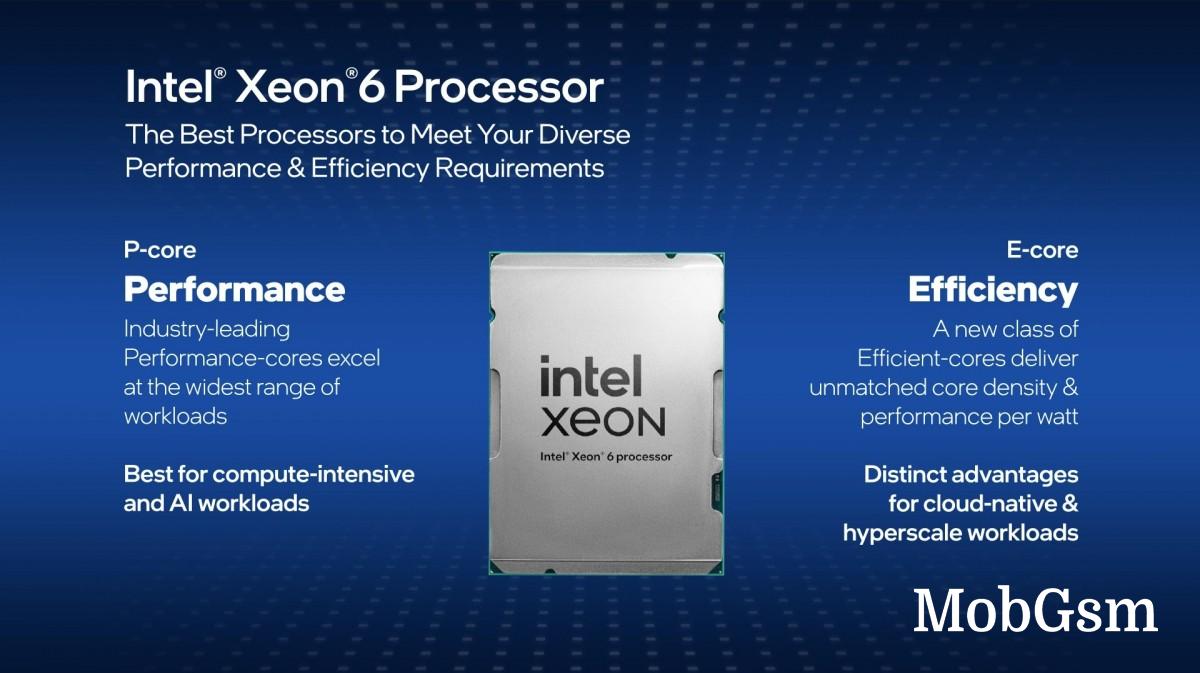 Intel unveils Xeon 6 processors with up to 144 E-cores