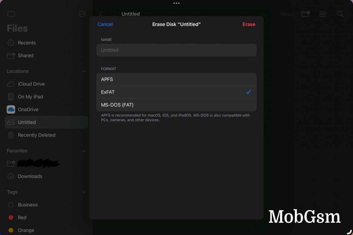 iOS 18 and iPadOS 18 support external drive formatting