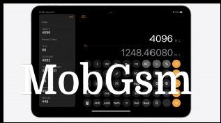 Calculator app in iPadOS 18