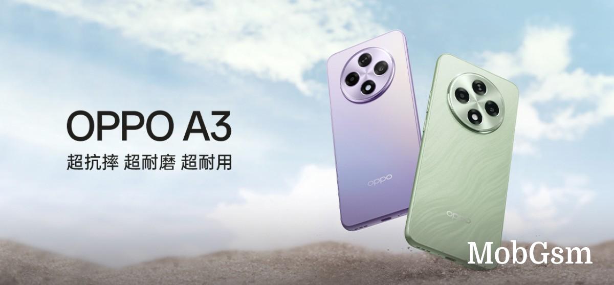 Oppo A3 official image teasers are out ahead of July 2 unveiling