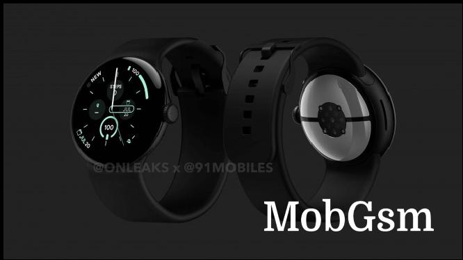 Google Pixel Watch 3 renders (OnLeaks x 91mobiles)