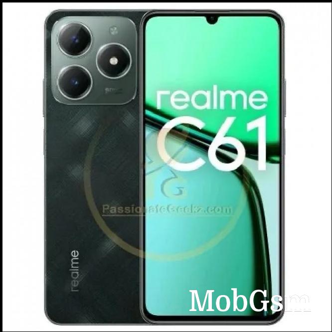 Realme C61 render