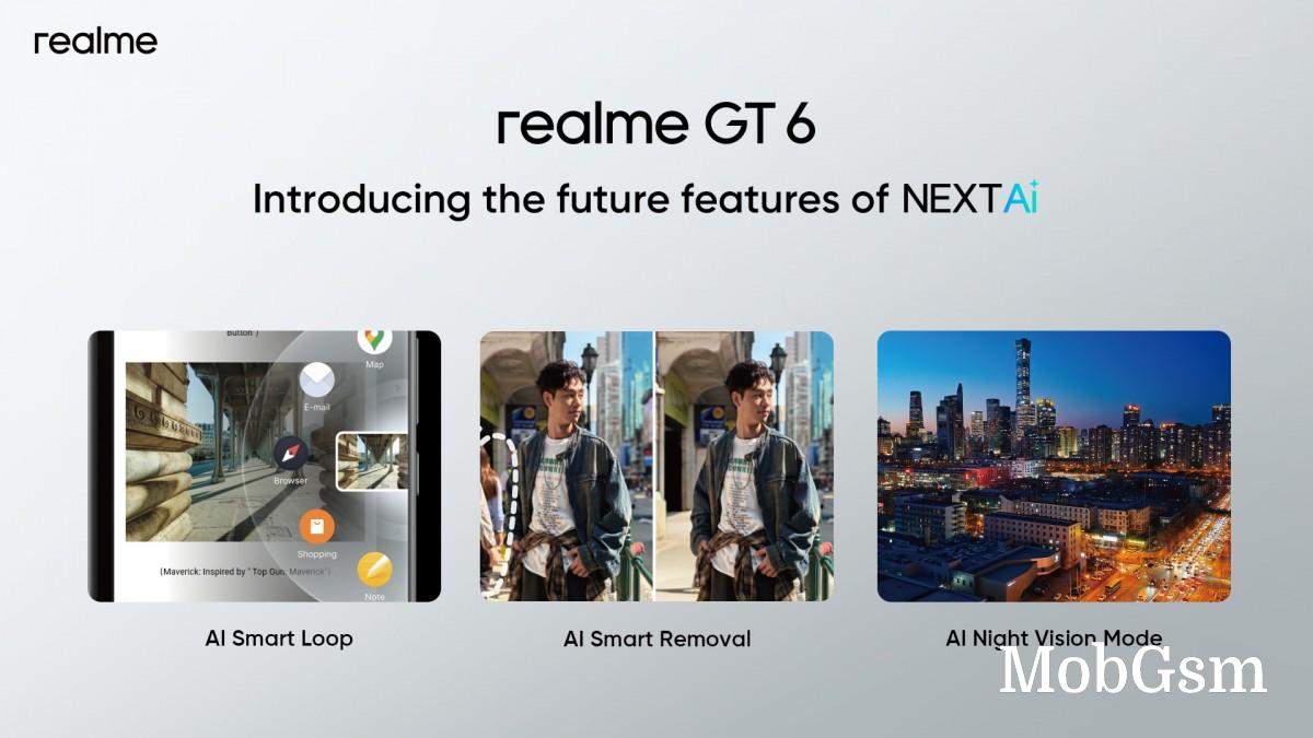 Realme teases Night Vision Mode, Smart Removal for GT 6