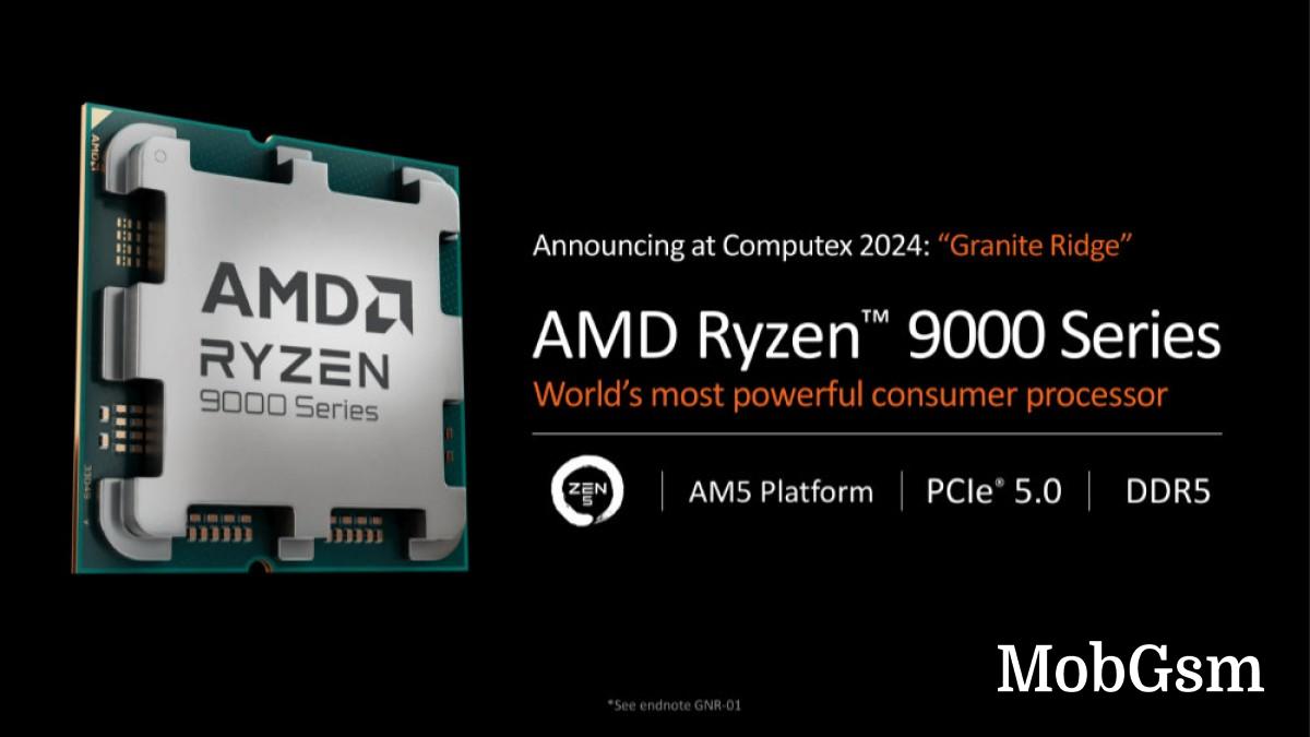 AMD announces new Ryzen 9000 series desktop and Ryzen AI 300 mobile processors