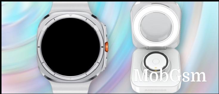 Leaked images show the Samsung Galaxy Watch Ultra, plus the Galaxy Ring in its carging chase